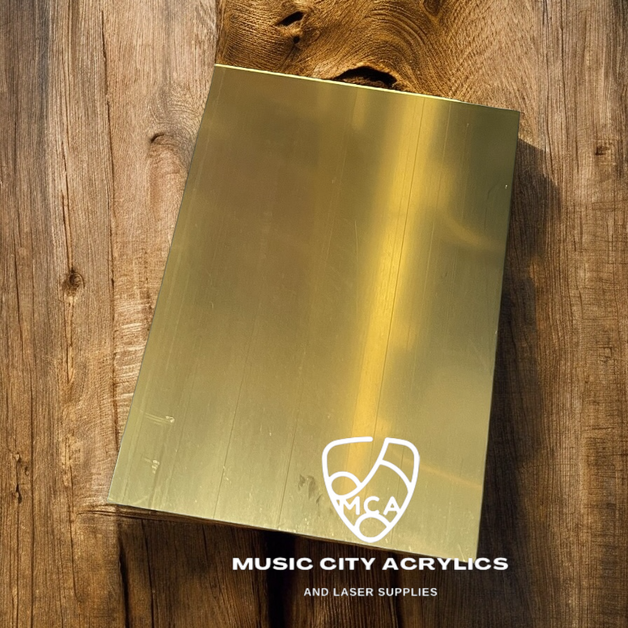 Gold Mirrored Cast Acrylic