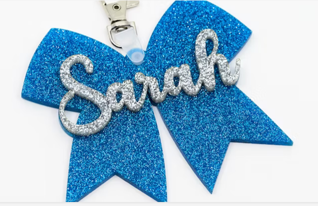 Personalized Sports Bag Tag – Custom Name & Number Design