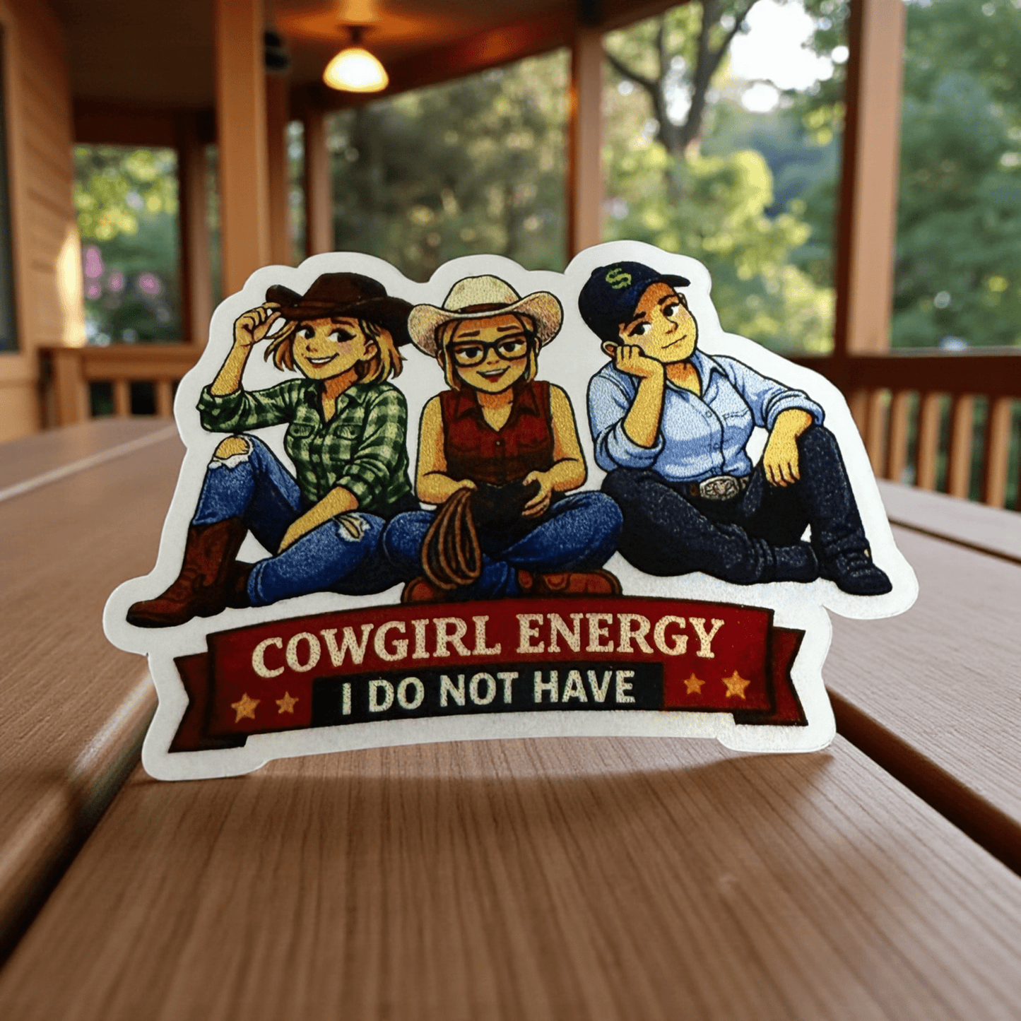 Broke Girls Club Sticker – Western Edition - Music City Acrylics