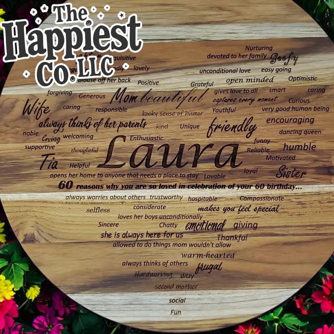 Personalized Engraved Gift for All Occasions - Retirement, Birthday, Anniversary, Graduation & More! - Music City Acrylics