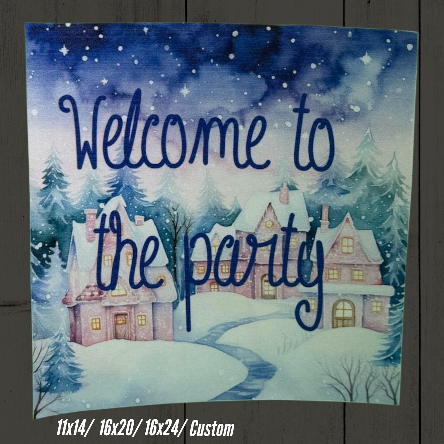 Custom PhotoTex UV Printed Event & Party Banner – Peel & Stick, Vibrant & Reusable - Music City Acrylics