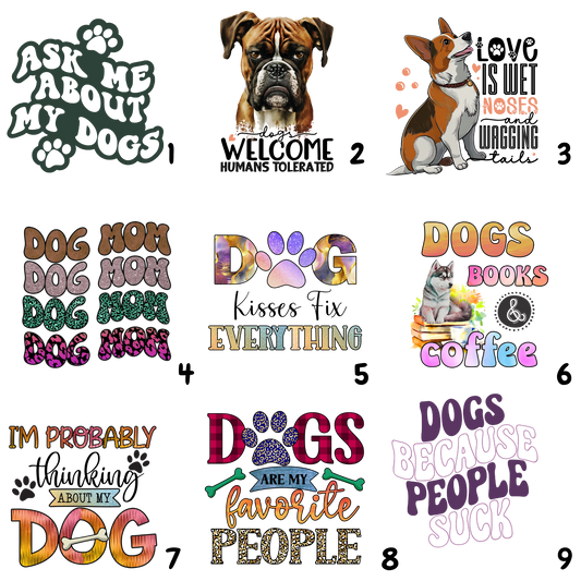Cute Dog Stickers – Adorable, Durable & Perfect for Every Dog Lover - Music City Acrylics