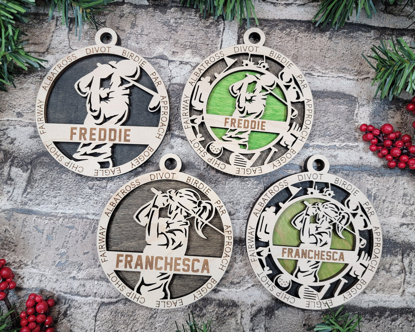 Personalized Custom Sports Ornament – Engraved Athlete Keepsake