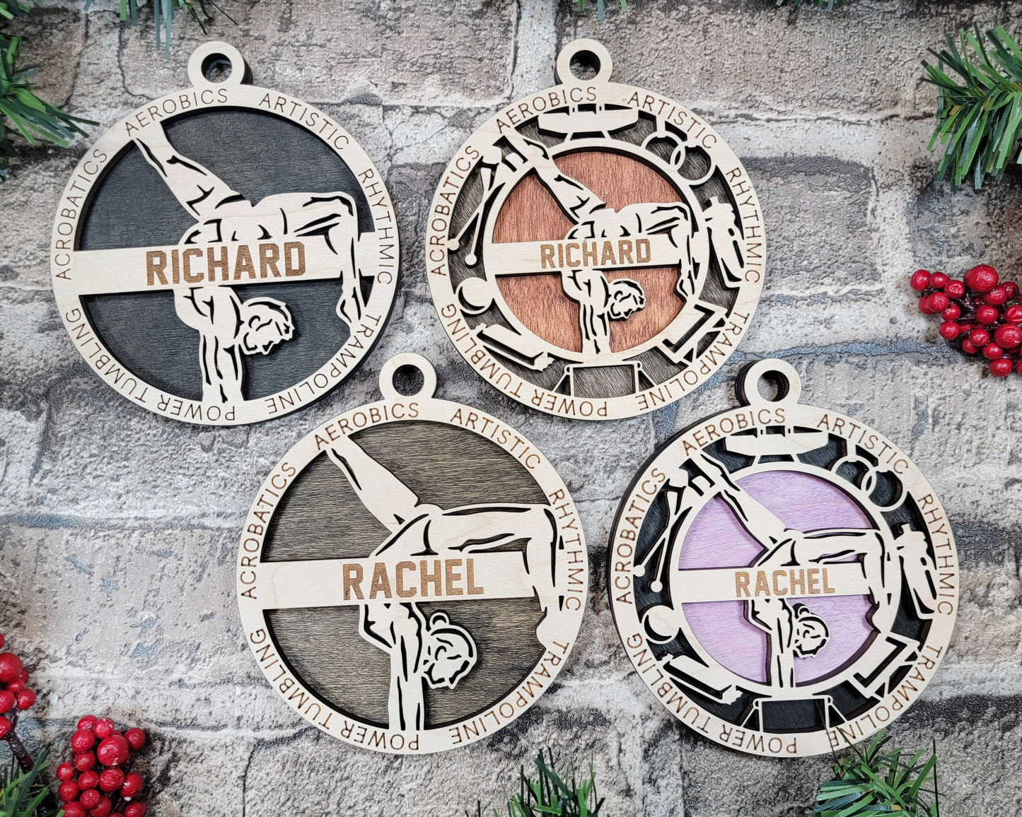 Personalized Custom Sports Ornament – Engraved Athlete Keepsake
