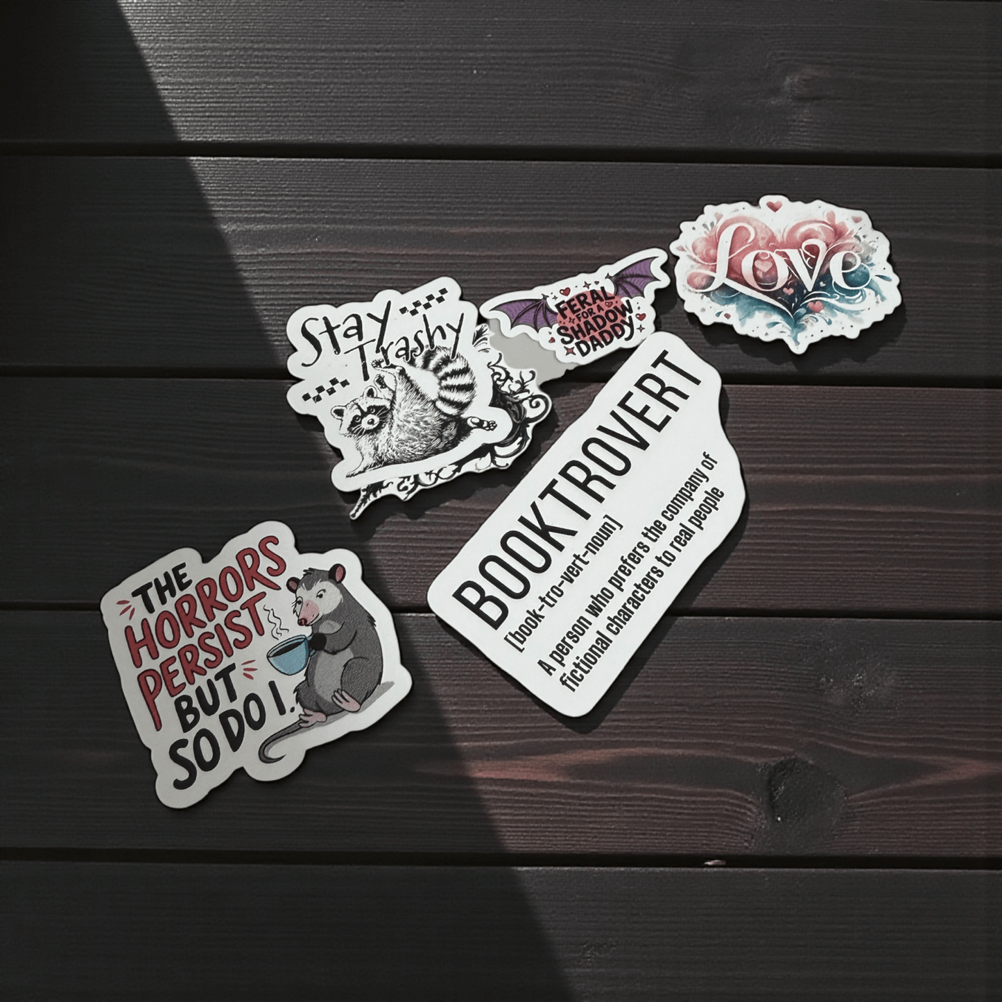 Mystery Sticker Pack – 6 Random Vinyl Stickers - Music City Acrylics