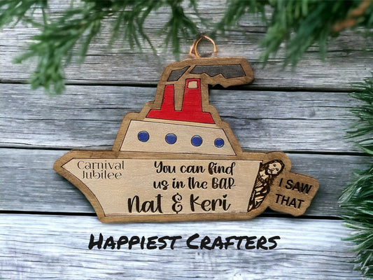 Personalized Cruise Door Magnet – Custom Vacation Keepsake - Music City Acrylics