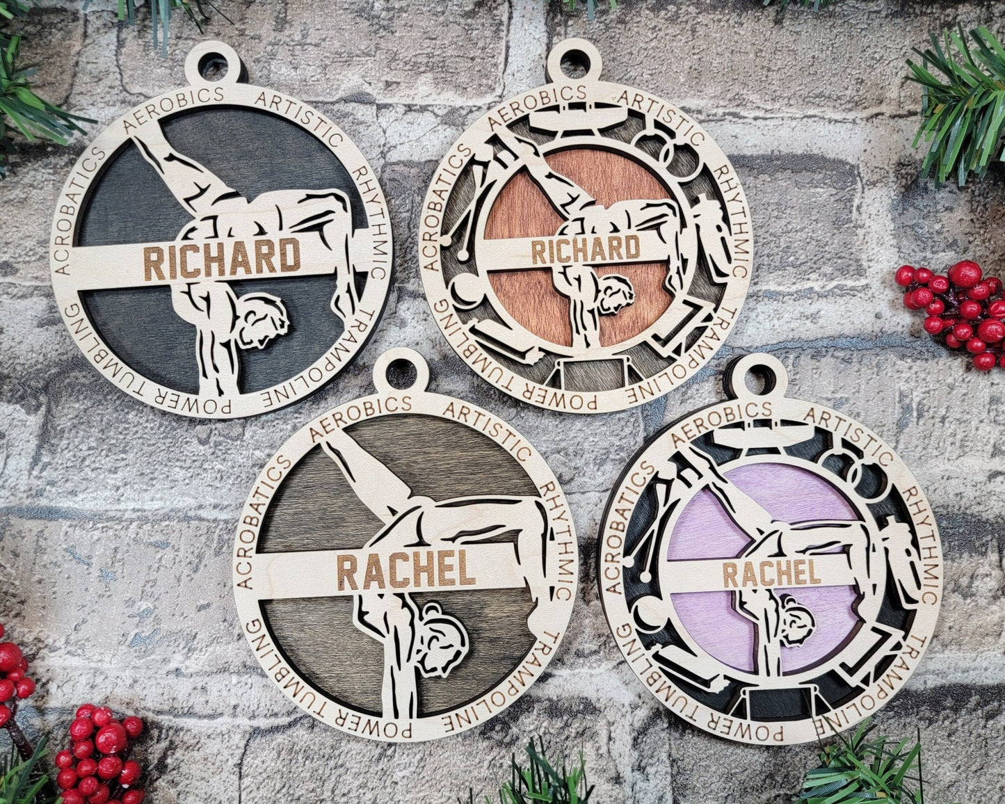 Personalized Custom Sports Ornament – Engraved Athlete Keepsake - Music City Acrylics