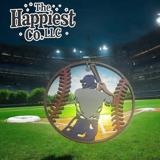 Personalized Laser Engraved Baseball Ornaments, Custom Made Keepsakes for Athletes, Parents, Coaches, Friends, Family, & sport lovers. - Music City Acrylics