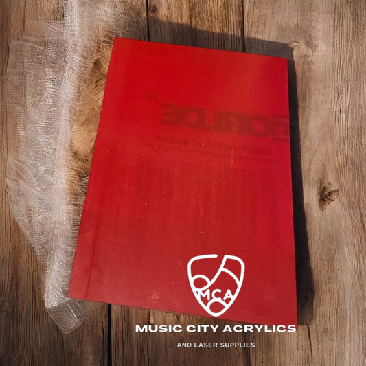 Red Gloss Cast Acrylic