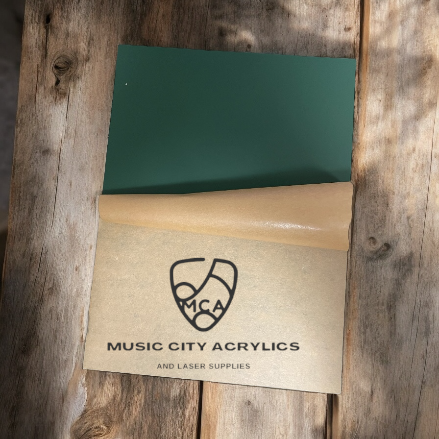 Pine Green Matte/Gloss Cast Acrylic