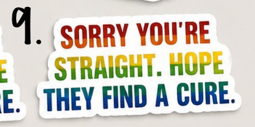 Pride Raccoon Sticker Pack – Funny LGBTQ+ Vinyl Stickers | Waterproof Decals | Queer Humor Stickers | Laptop, Water Bottle, Tumbler Stickers