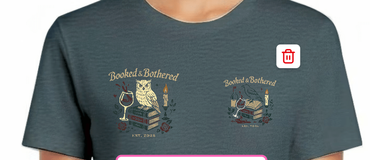 Booked & Bothered T-Shirt – Moody Literary Graphic Tee for Readers & Rebels - Music City Acrylics