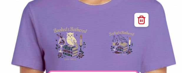 Booked & Bothered T-Shirt – Moody Literary Graphic Tee for Readers & Rebels - Music City Acrylics