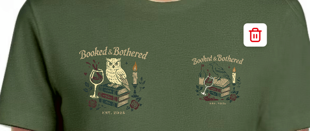 Booked & Bothered T-Shirt – Moody Literary Graphic Tee for Readers & Rebels - Music City Acrylics