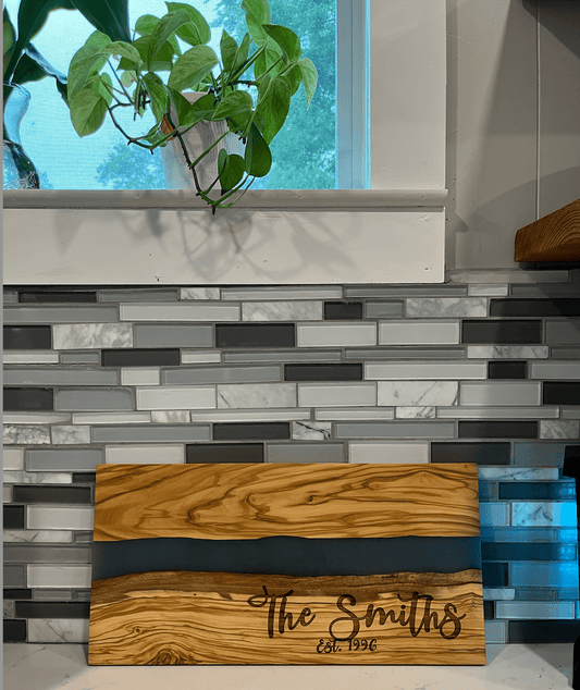Custom Engraved Charcuterie/Cutting Board - Music City Acrylics