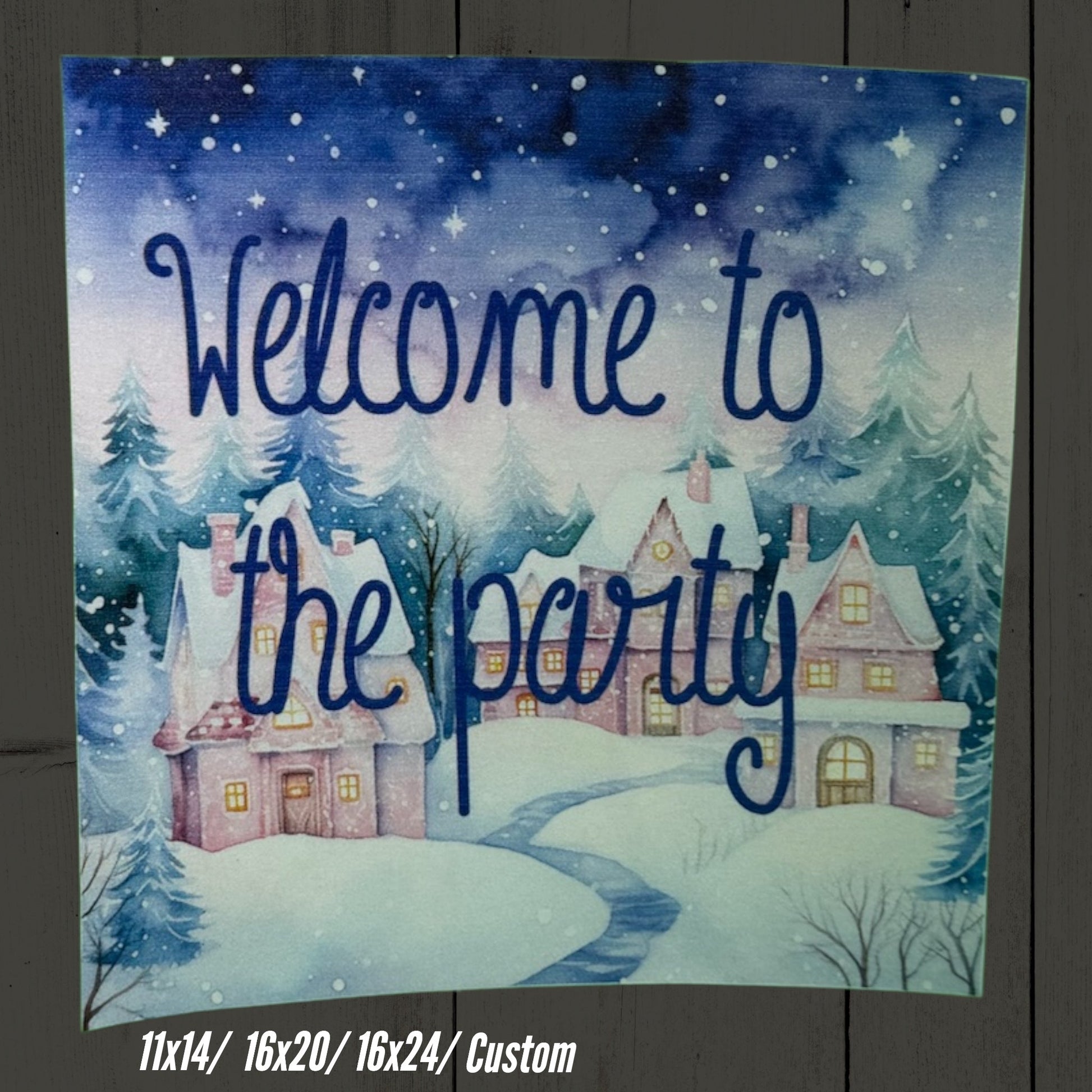 Custom PhotoTex UV Printed Event & Party Banner – Peel & Stick, Vibrant & Reusable - Music City Acrylics