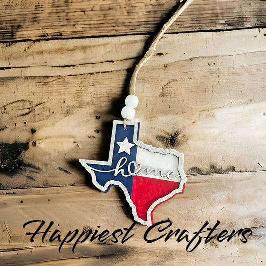 Personalized Home State Ornament,  Custom Keepsake Gift
