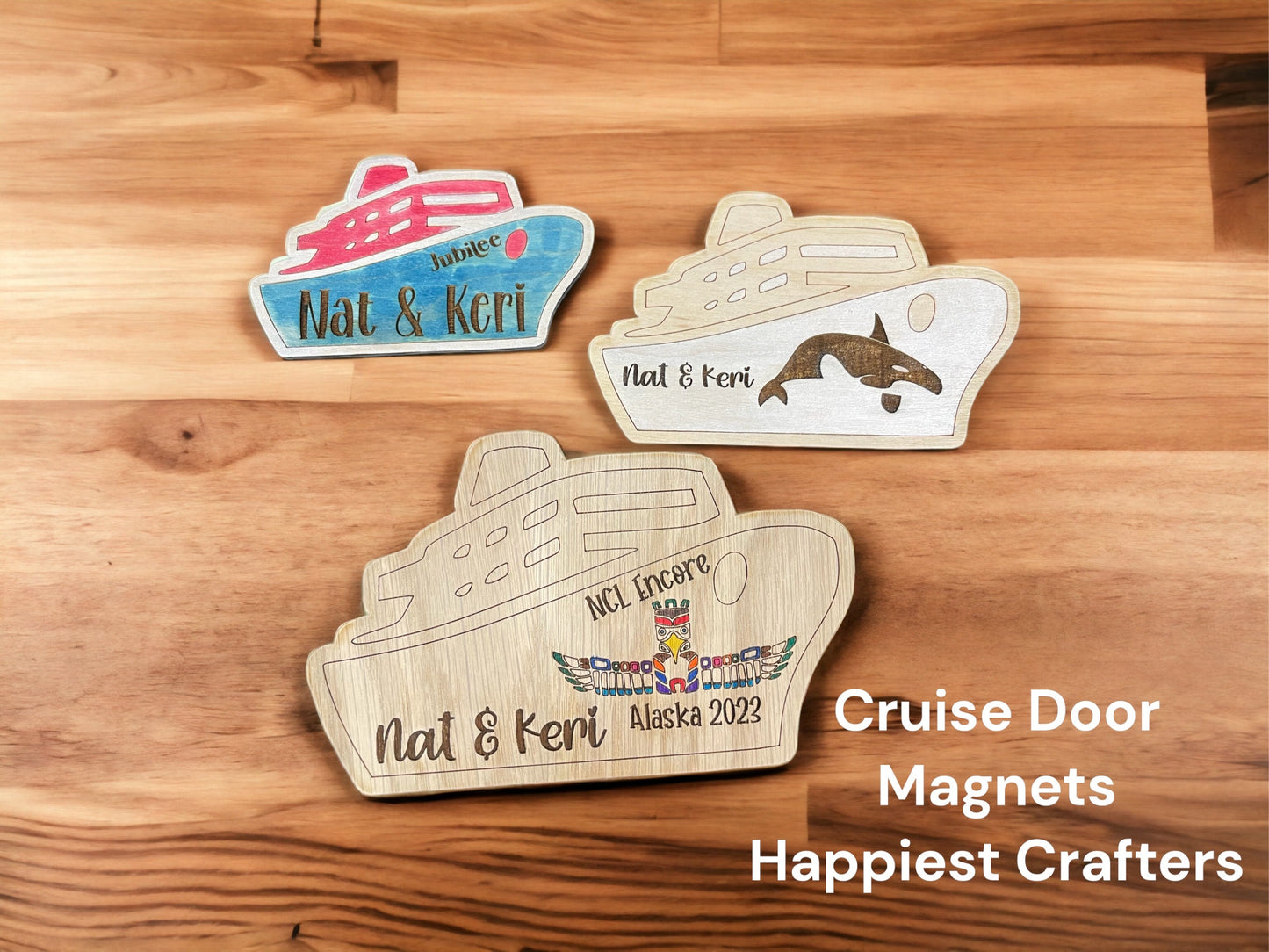 Personalized Cruise Door Magnet – Custom Vacation Keepsake