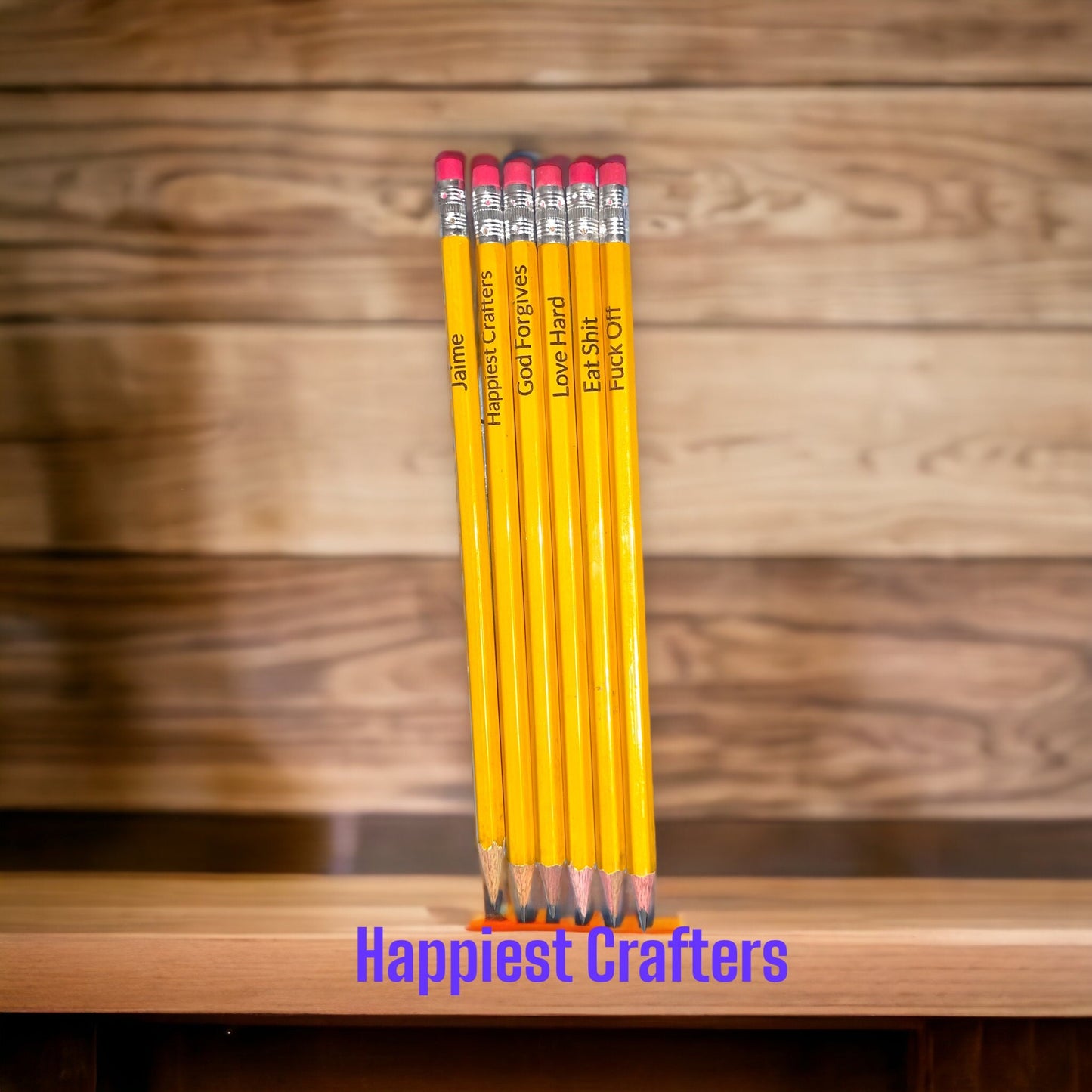 Personalized Wooden Pencils – Custom Engraved Writing Tools