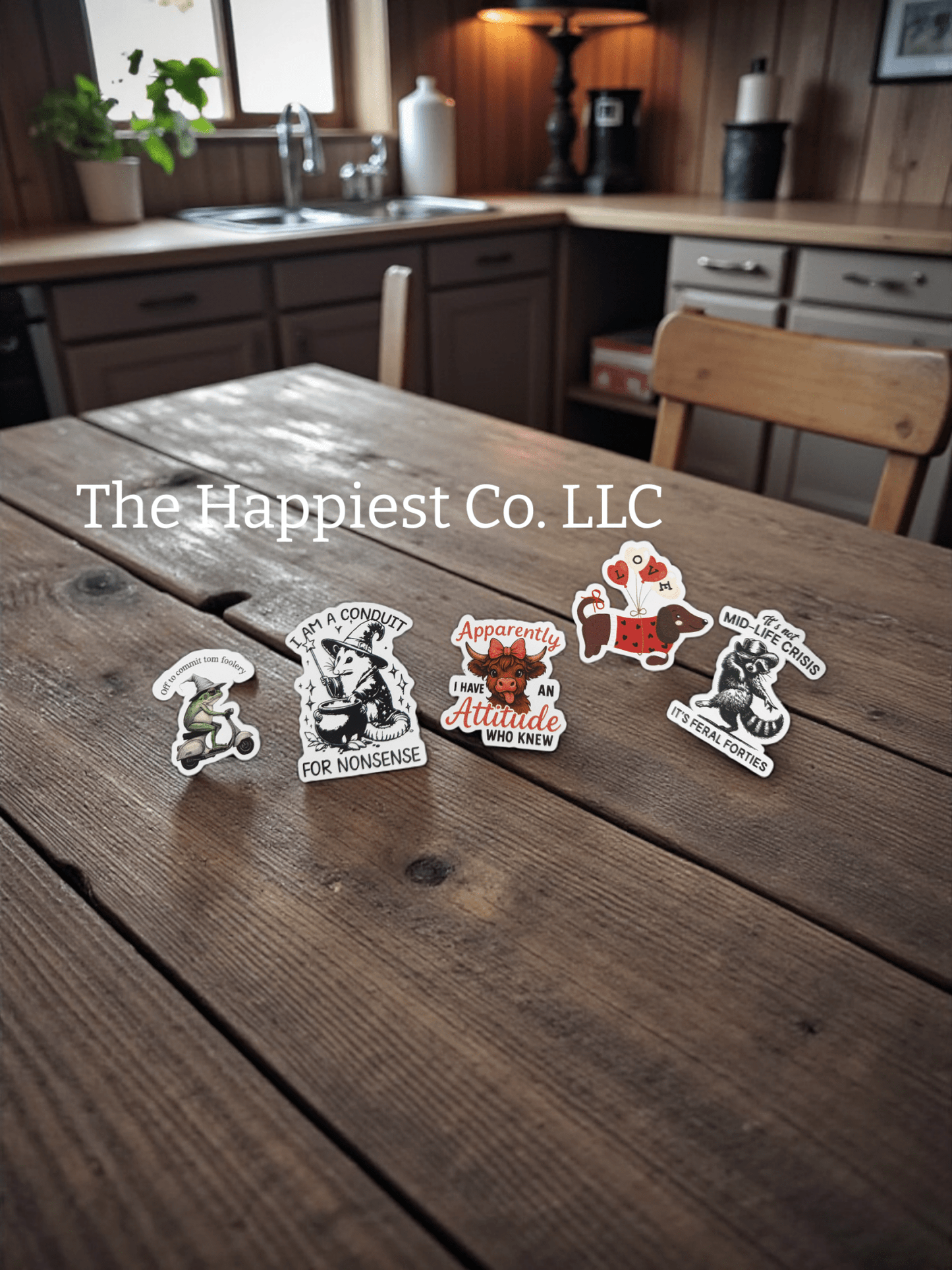 Mystery Sticker Pack – 6 Random Vinyl Stickers - Music City Acrylics