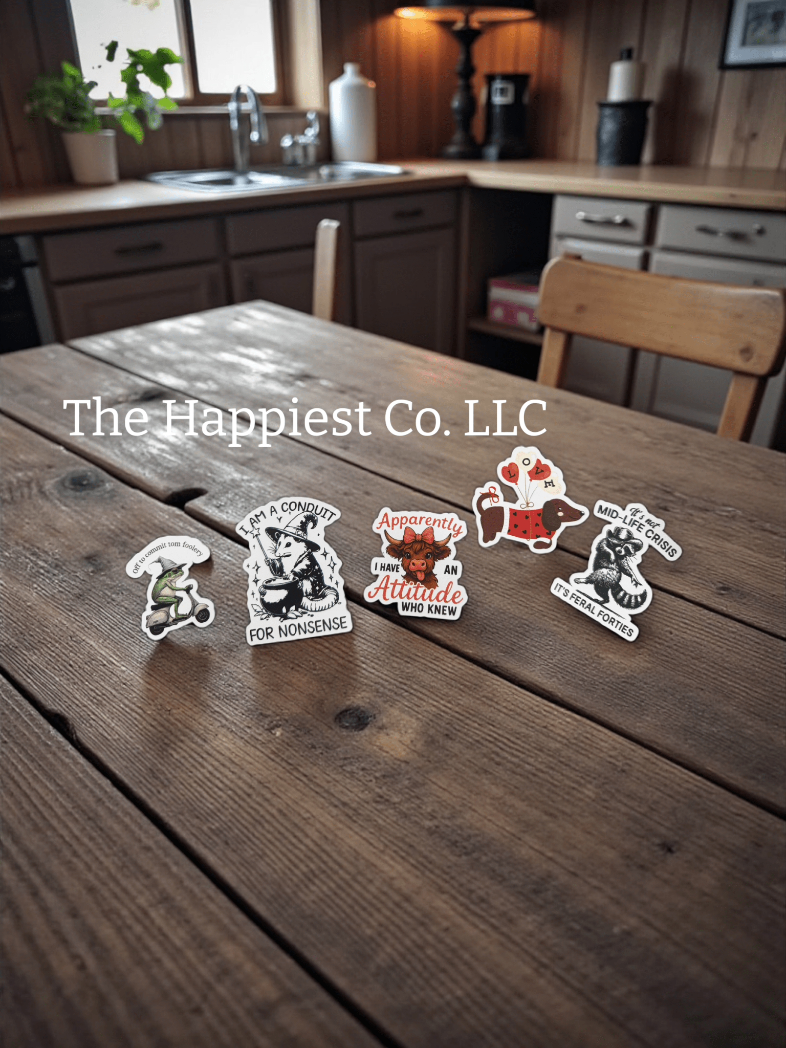 Mystery Sticker Pack – 6 Random Vinyl Stickers - Music City Acrylics