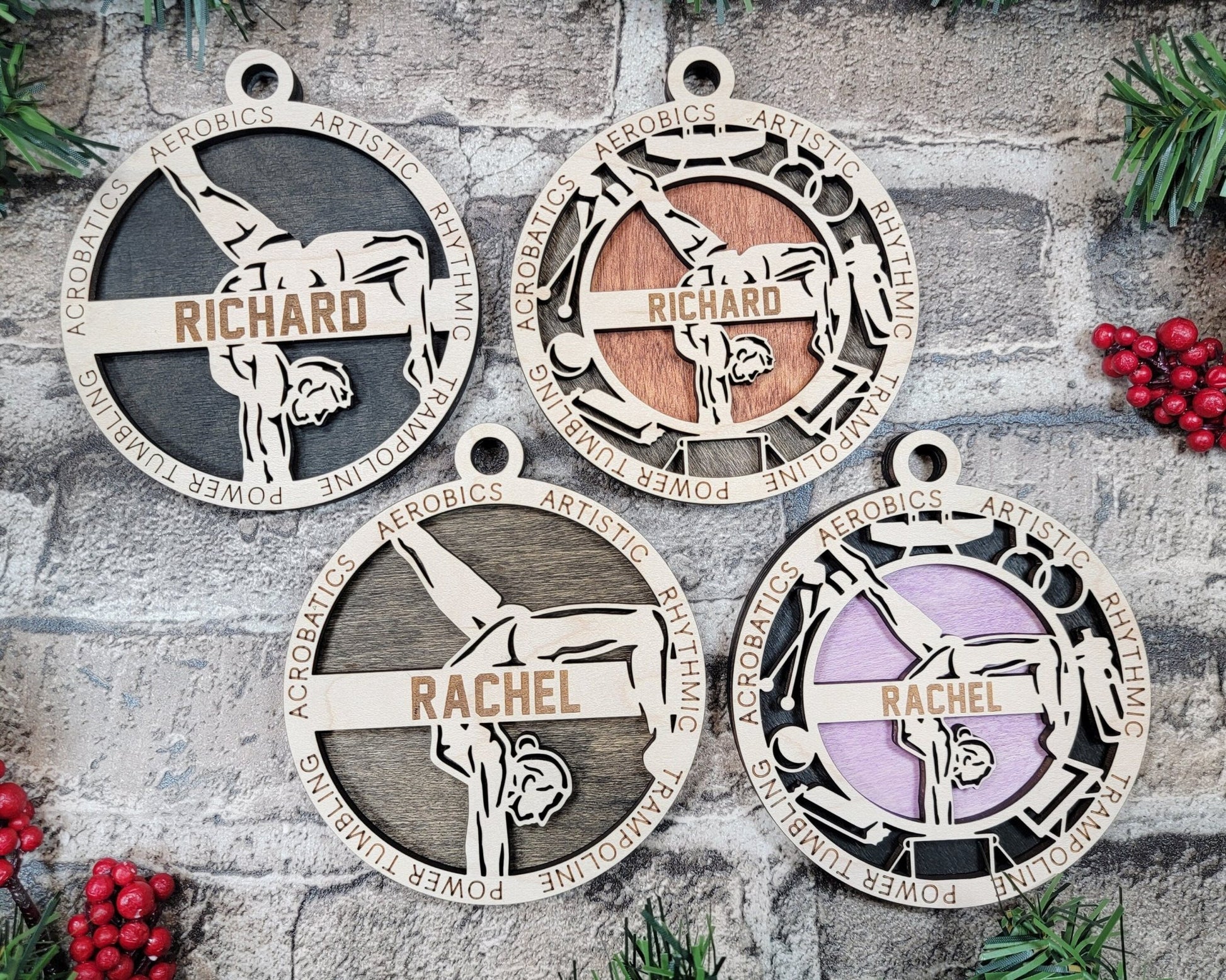 Personalized Custom Sports Ornament – Engraved Athlete Keepsake - Music City Acrylics