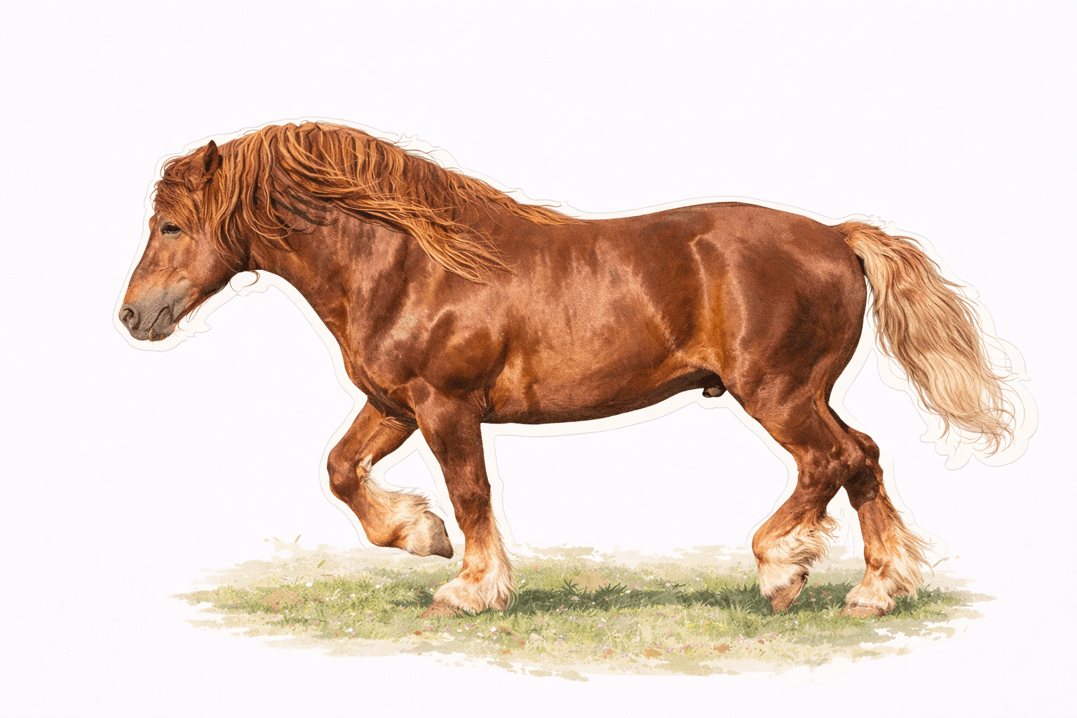 Rare Horse Breeds Sticker Collection – 9 Hard‑to‑Find Favorites - Music City Acrylics
