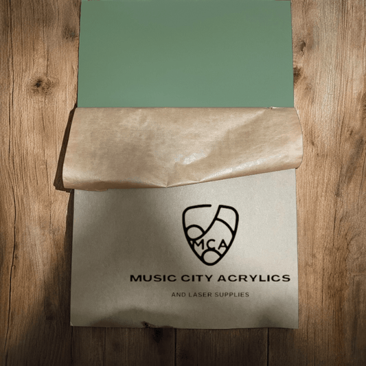 Sage Green Matte/Gloss Cast Acrylic - Music City Acrylics