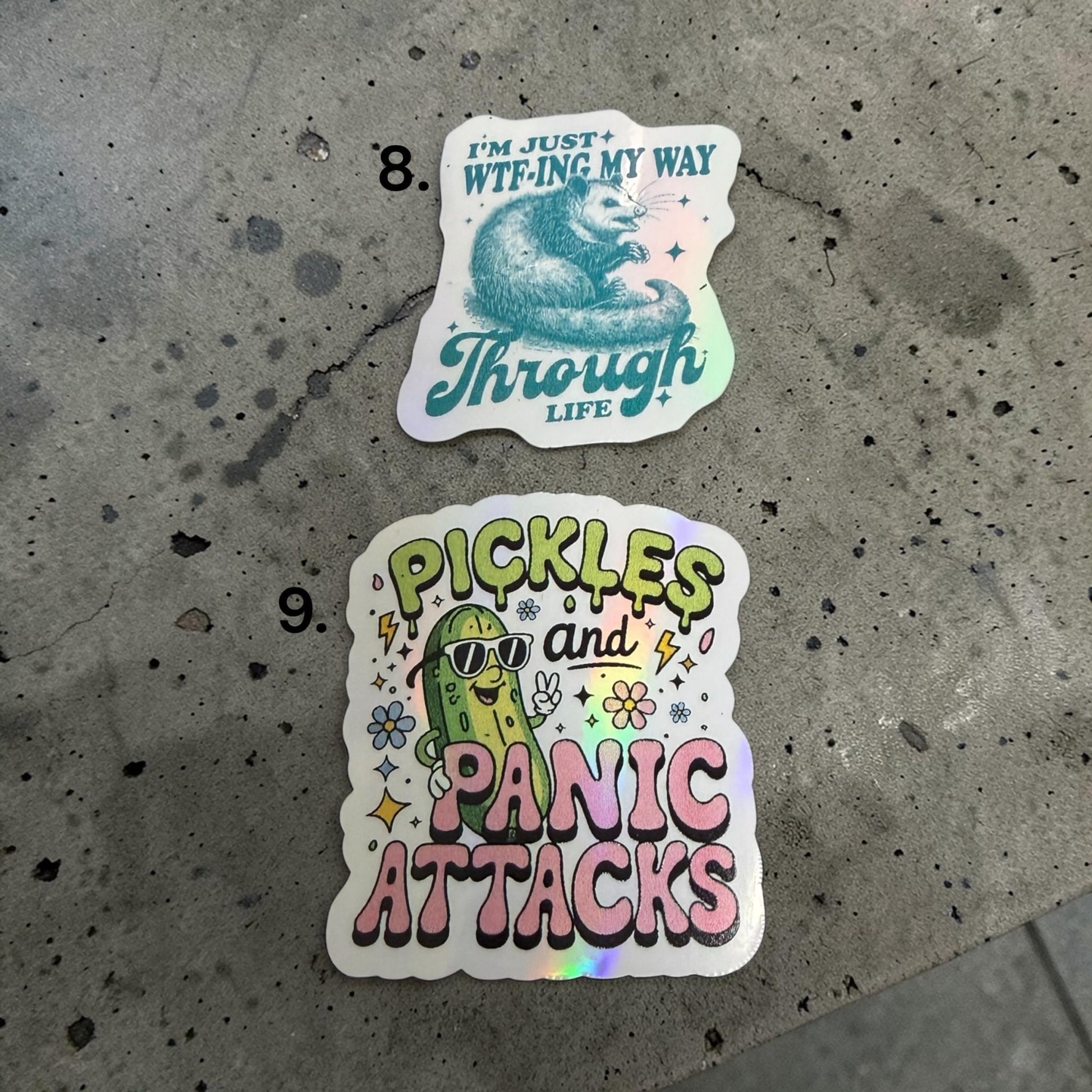 Snarkey Stickers | Waterproof, Weatherproof Vinyl Decal (Laptop, Tumbler) - Music City Acrylics