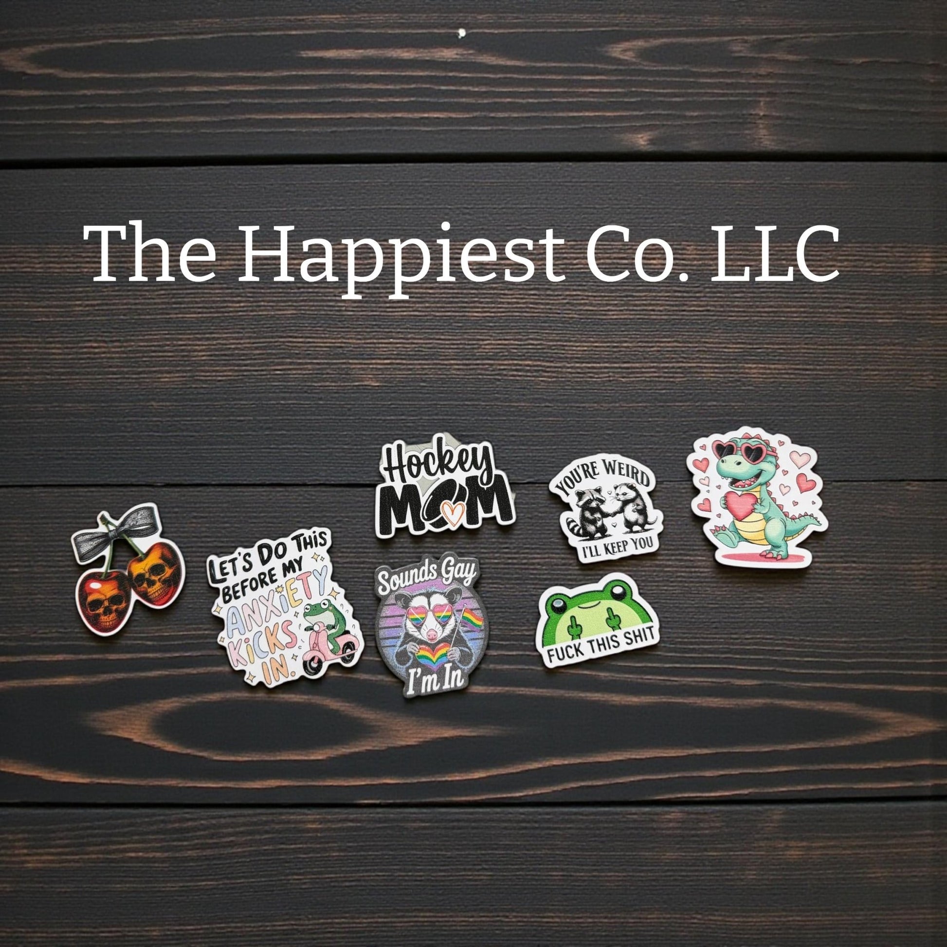 Sticker Pack – Set of 6 | Themed Vinyl Stickers for Laptops, Journals, Tumblers & More - Music City Acrylics